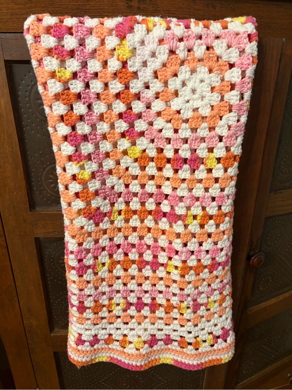 Handmade baby afghan